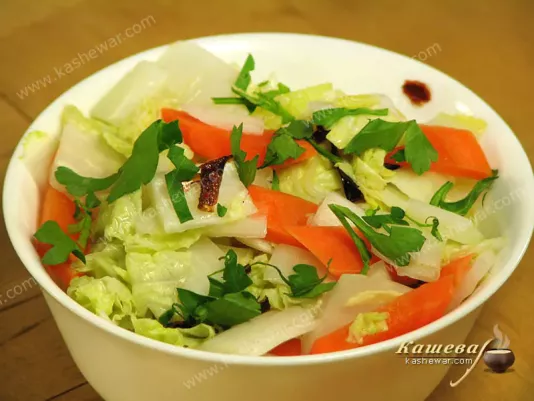 Пекінська капуста кисло-солодка – рецепт з фото, китайська кухня