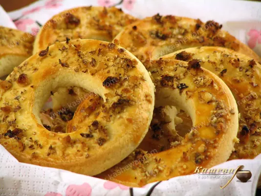 Пісочне кільце з горіхами – рецепт з фото, випічка