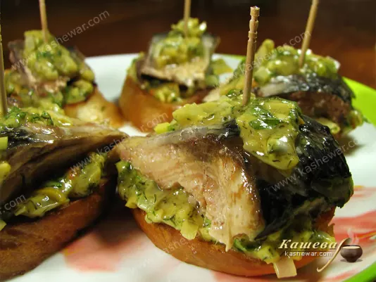 Пінчос із сардинами – рецепт з фото, іспанська кухня