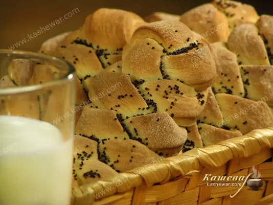 Плетене пісочне печиво з маком – рецепт з фото, вірменська кухня