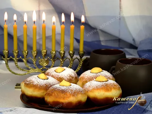 Пончики для Ханукі (Sufganiyah) – рецепт з фото, єврейська кухня