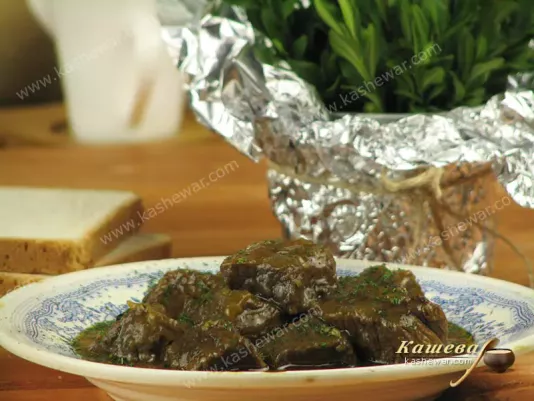 Попівська яхнія з яловичини – рецепт з фото, болгарська кухня