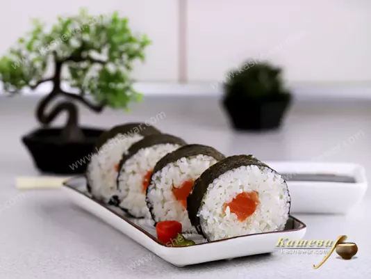 Роли Сяке-макі – рецепт з фото, японська кухня