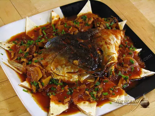 Риб'яча голова з підливою – рецепт з фото, китайська кухня