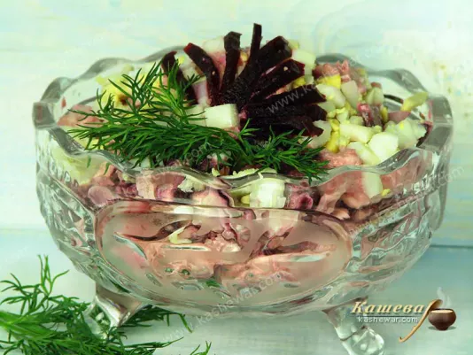 Салат «Борисовський» – рецепт з фото, білоруська кухня