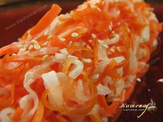 Салат з моркви та дайкону (Намасу) – рецепт з фото, японська кухня