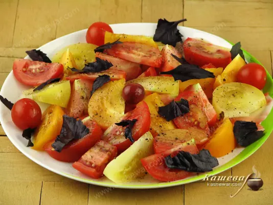 Салат з помідорів – рецепт фото, Гордон Рамзі