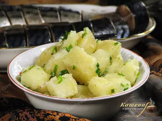 Салат з картоплі із зеленню – рецепт з фото, салати