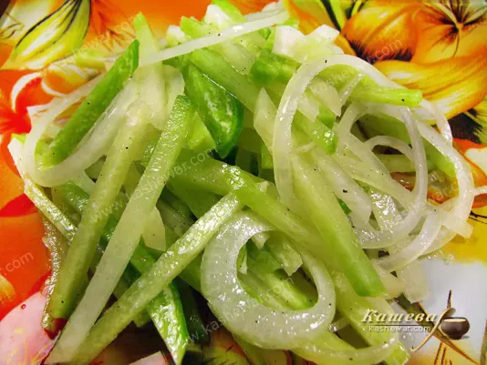 Салат із зеленої редьки (Сай) – рецепт з фото, узбецька кухня
