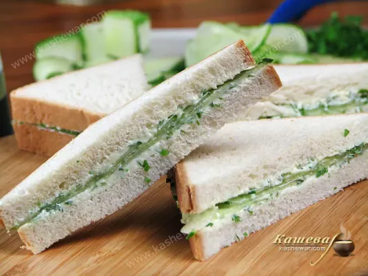 Сендвічі з огірком – рецепт з фото, англійська кухня