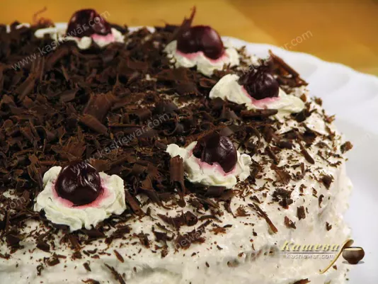 Шварцвальдський вишневий торт – рецепт з фото, німецька кухня