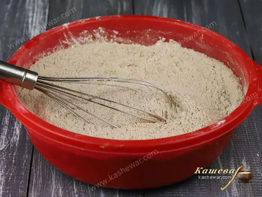 Dry products for gingerbread dough