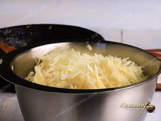 Картофель натертый на терке