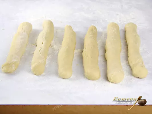 Dough strips
