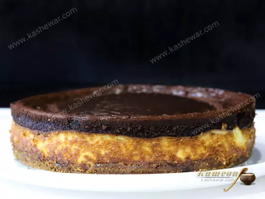 Chocolate cottage cheese cake