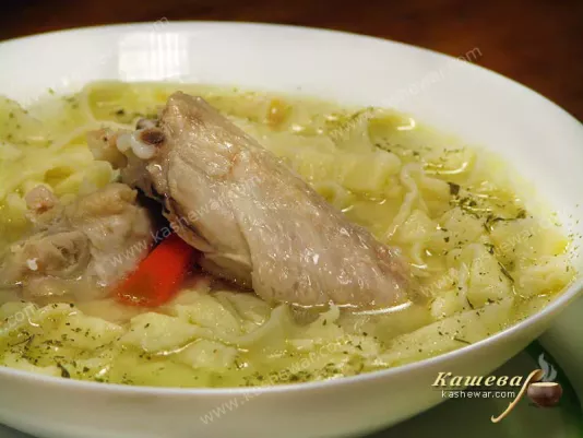 Soup with noodles "Festive" – recipe with photo, Armenian cuisine
