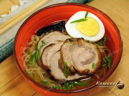 Суп з локшиною рамен по-токійськи – рецепт з фото, японська кухня