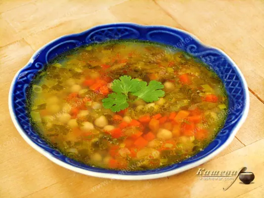 Вегетаріанський суп із нуту – рецепт з фото, грецька кухня