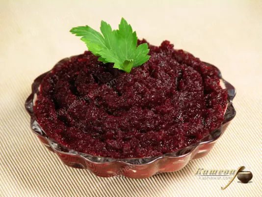 Beetroot caviar - recipe with photo, appetizer