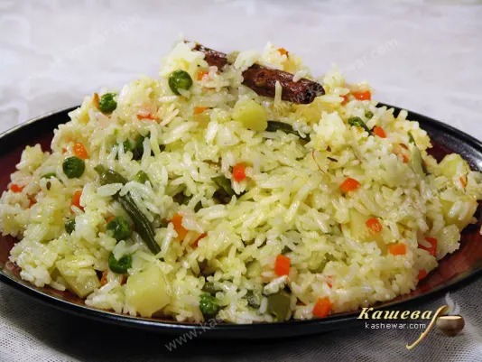 Вегетаріанський пулао – рецепт з фото, індійська кухня