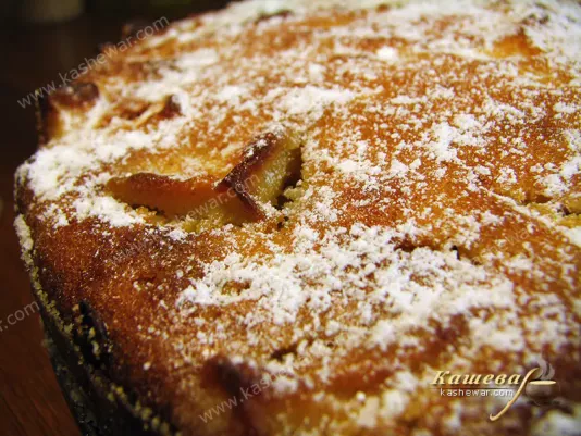 Яблучний пиріг з корицею – рецепт з фото, російська кухня