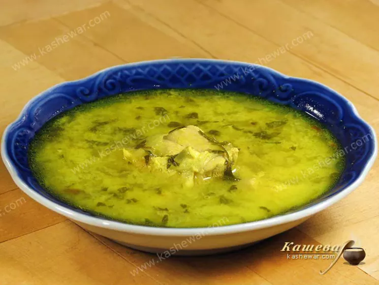 Thick chicken soup with egg yolk (Chikhirtma) – recipe with photo, armenian cuisine