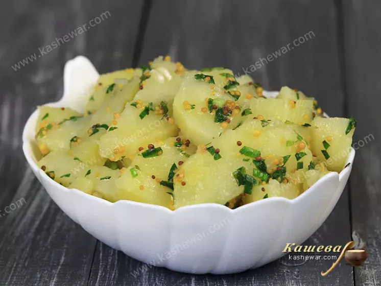 Гірчична картопля – рецепт з фото, німецька кухня