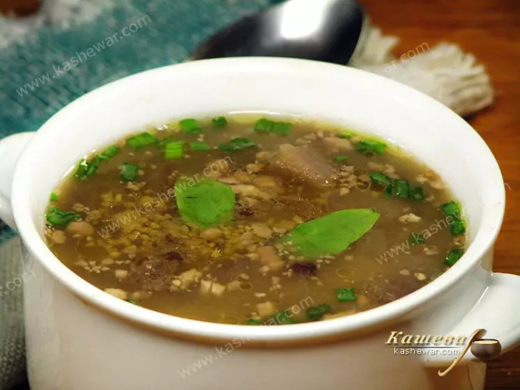 Суп із гороху з горіхами – рецепт з фото, вірменська кухня