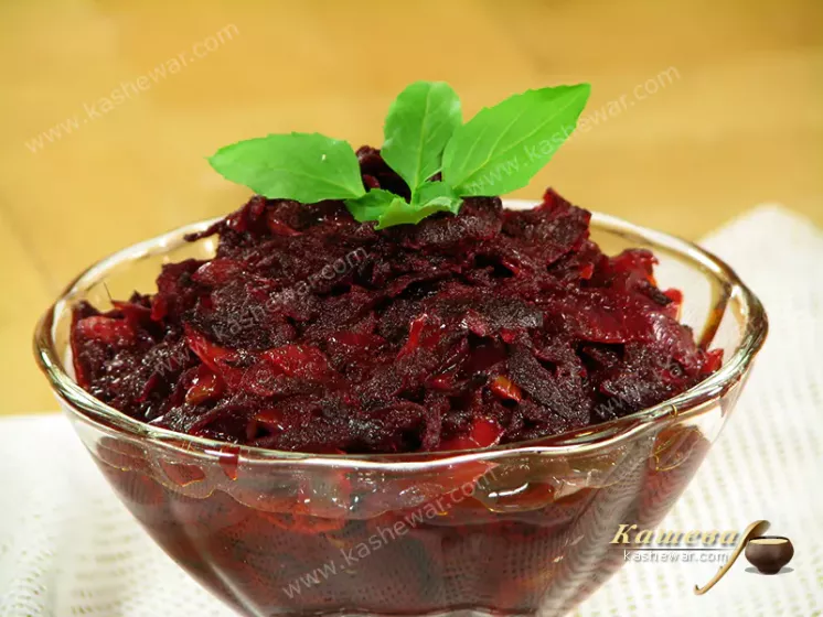 Beet caviar - recipe with photo, Ukrainian cuisine