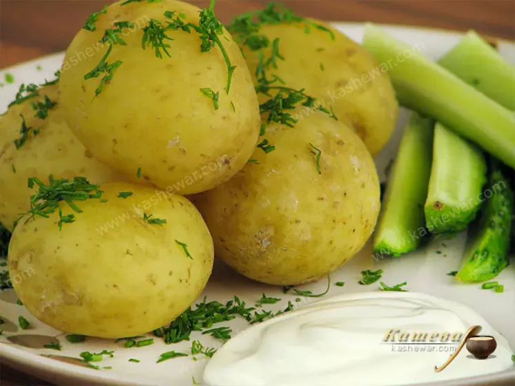 Sour cream new potatoes - recipe with photo, Belarusian cuisine