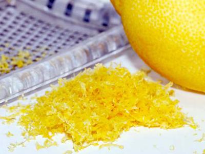 Lemon zest – recipe ingredient