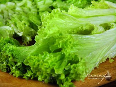 Салат латук – ингредиент рецептов