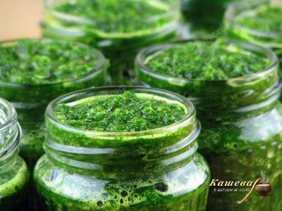 Зеленая аджика – ингредиент рецептов