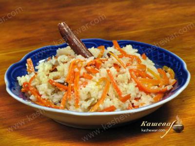 Рис с морковью и кокосом
