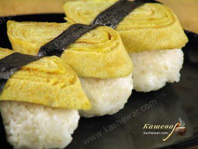 Суши тамаго – рецепт с фото, японская кухня