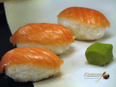 Суши cяке – рецепт с фото, японская кухня