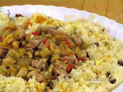 Кус-кус с курицей и кешью – рецепт с фото, марокканская кухня