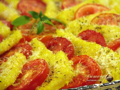 Полента, запеченная с помидорами – рецепт с фото, итальянская кухня