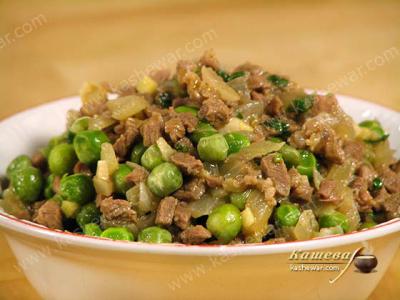 Рубленое мясо с зеленым горошком (keema matar) – рецепт с фото, индийская кухня