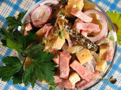 Баварский салат – рецепт с фото, немецкая кухня