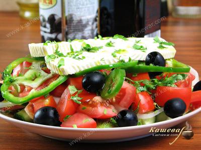 Greek salad – recipe with photo, Greek cuisine