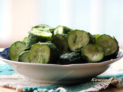 Lightly salted cucumbers – recipe with photo, Ukrainian cuisine