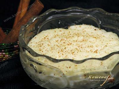 Rice Pudding (Muhallebi) – рецепт с фото, турецкая кухня