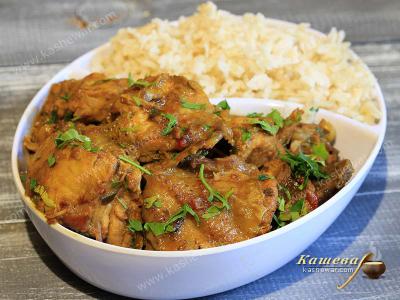 Rooster with vegetables – рецепт с фото, индийская кухня