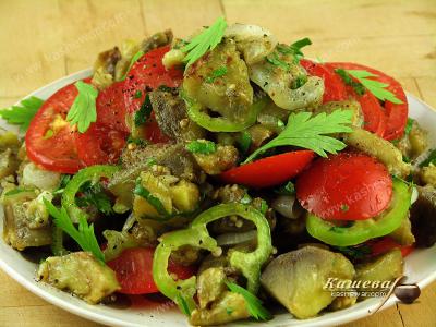 Eggplant and Tomato Salad