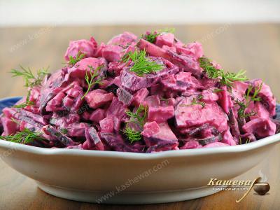 Salad of Beets and Cucumbers