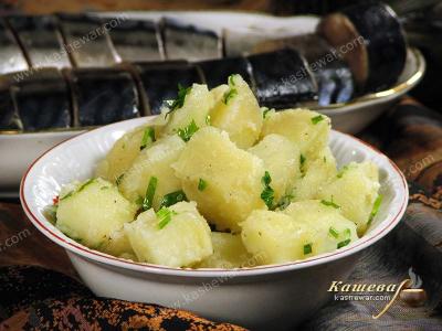Салат из картофеля с зеленью – рецепт с фото, салаты