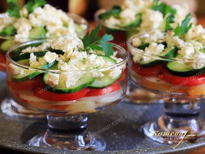 Shopska salad – recipe with photo, Bulgarian cuisine
