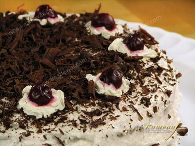 Black Forest Cherry Cake – recipe with photo, german cuisine