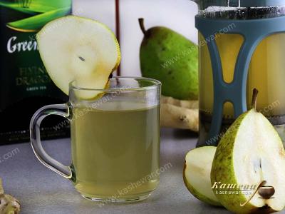 Pear and ginger tea